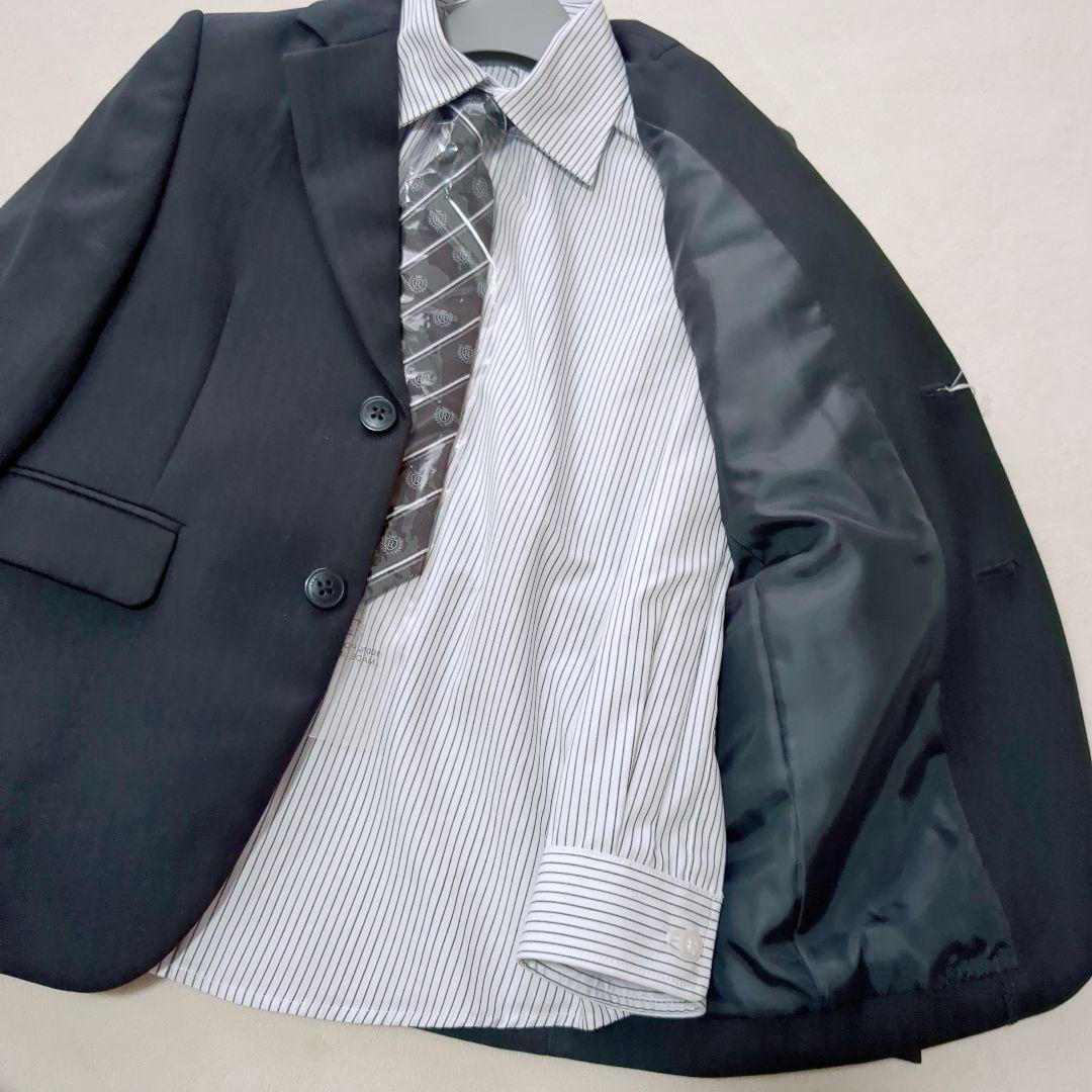 新品タグ付★レディフレディ　ロングパンツスーツ6点セット　卒服　ブラック　120