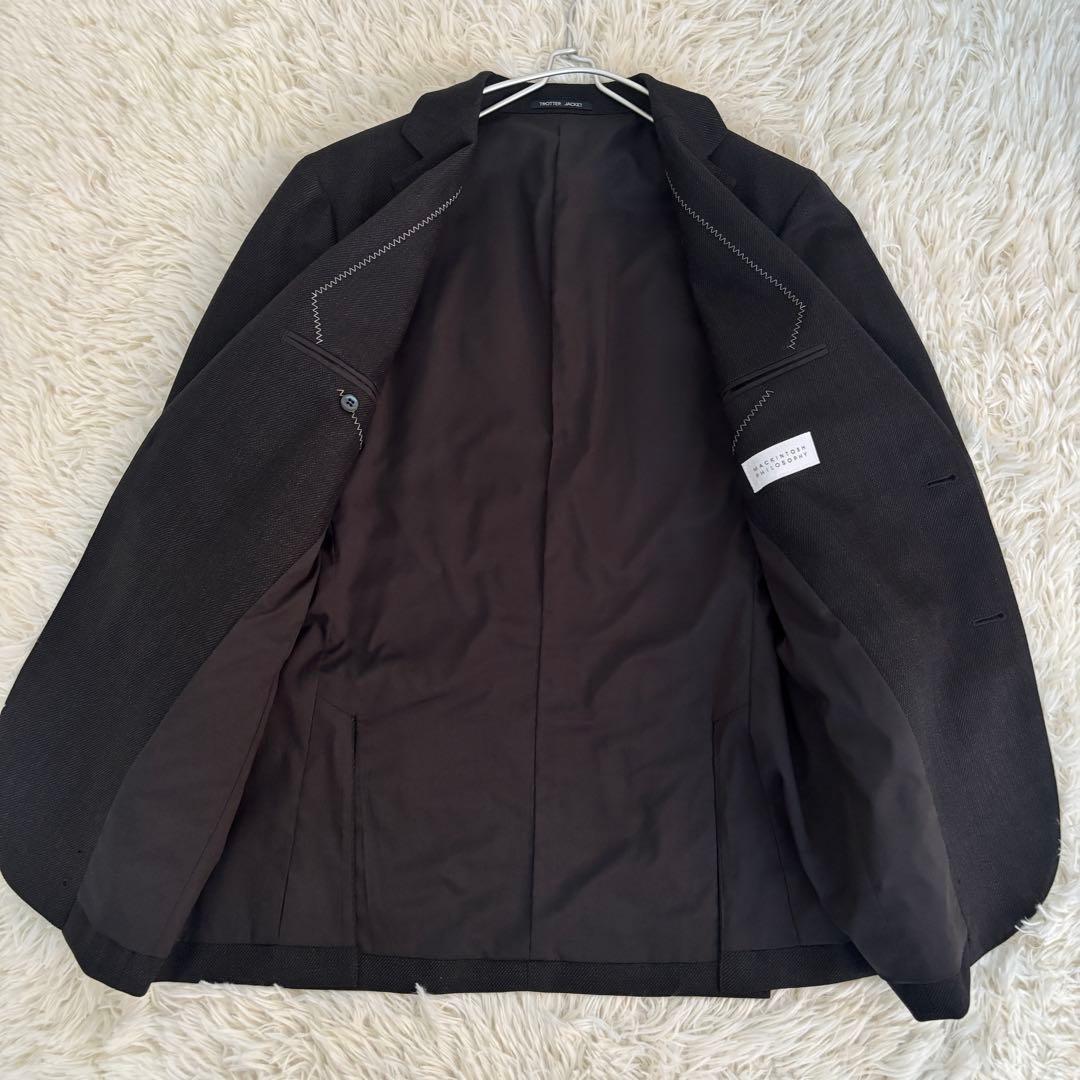 極美品 マッキントッシュフィロソフィー トロッターテーラードジャケットL 洗濯可