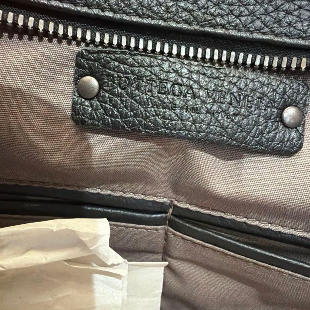 未使用★Bottega Veneta ブラック ビジネスバッグ