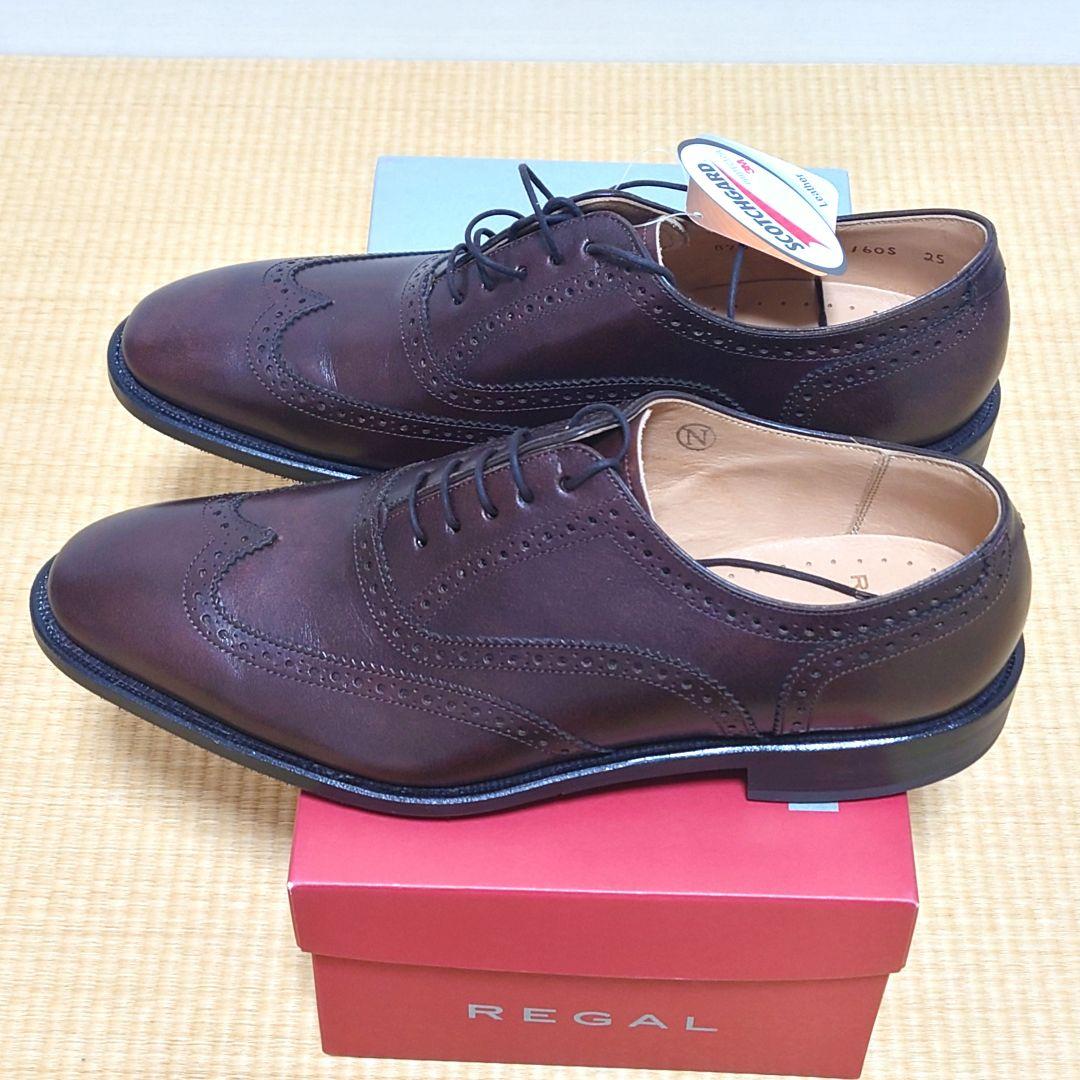 リーガル　ウィングチップ内羽根　新品未使用　アウトレット品　25cm