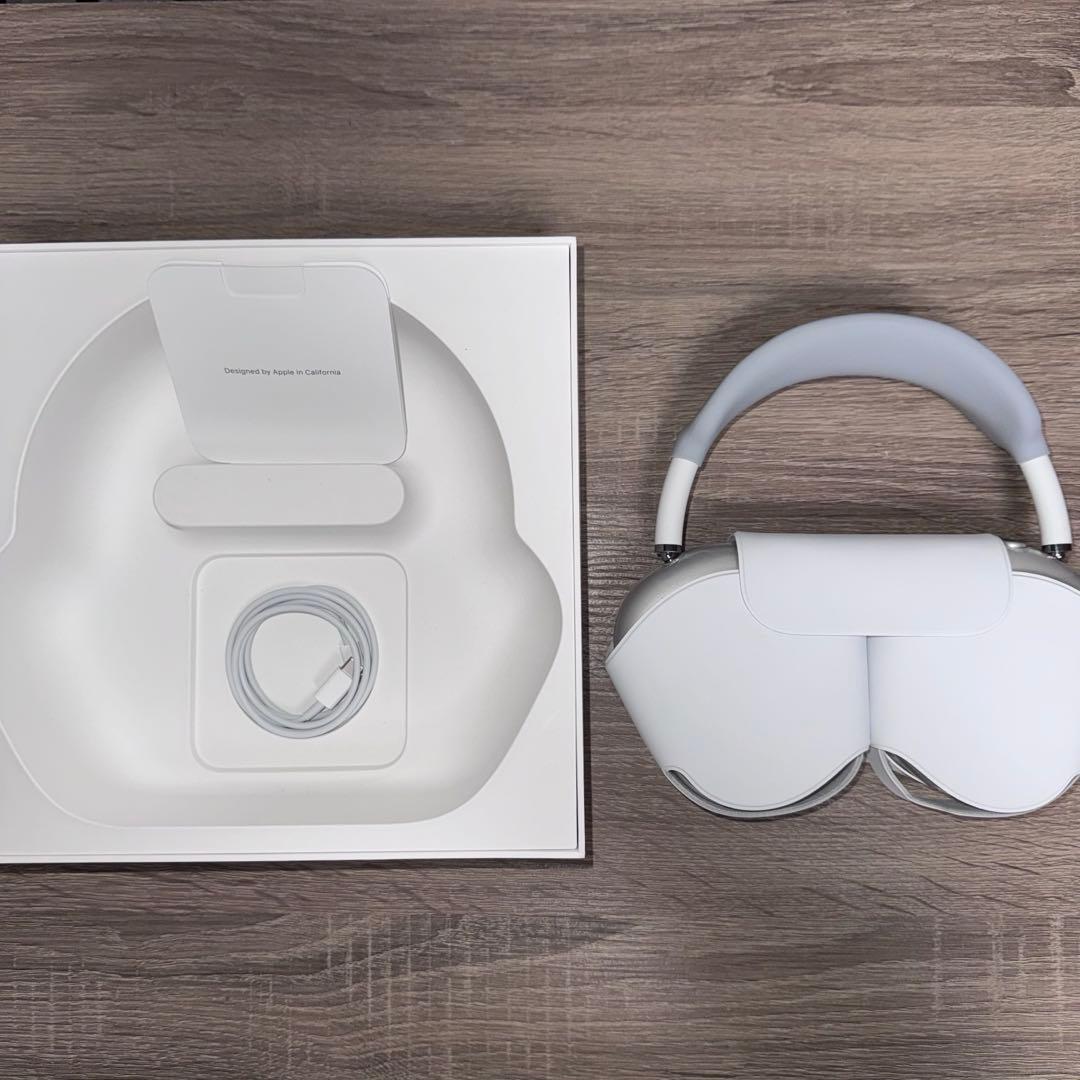 AirPods Max シルバー 本体 スマートケース付き 保護カバー付き