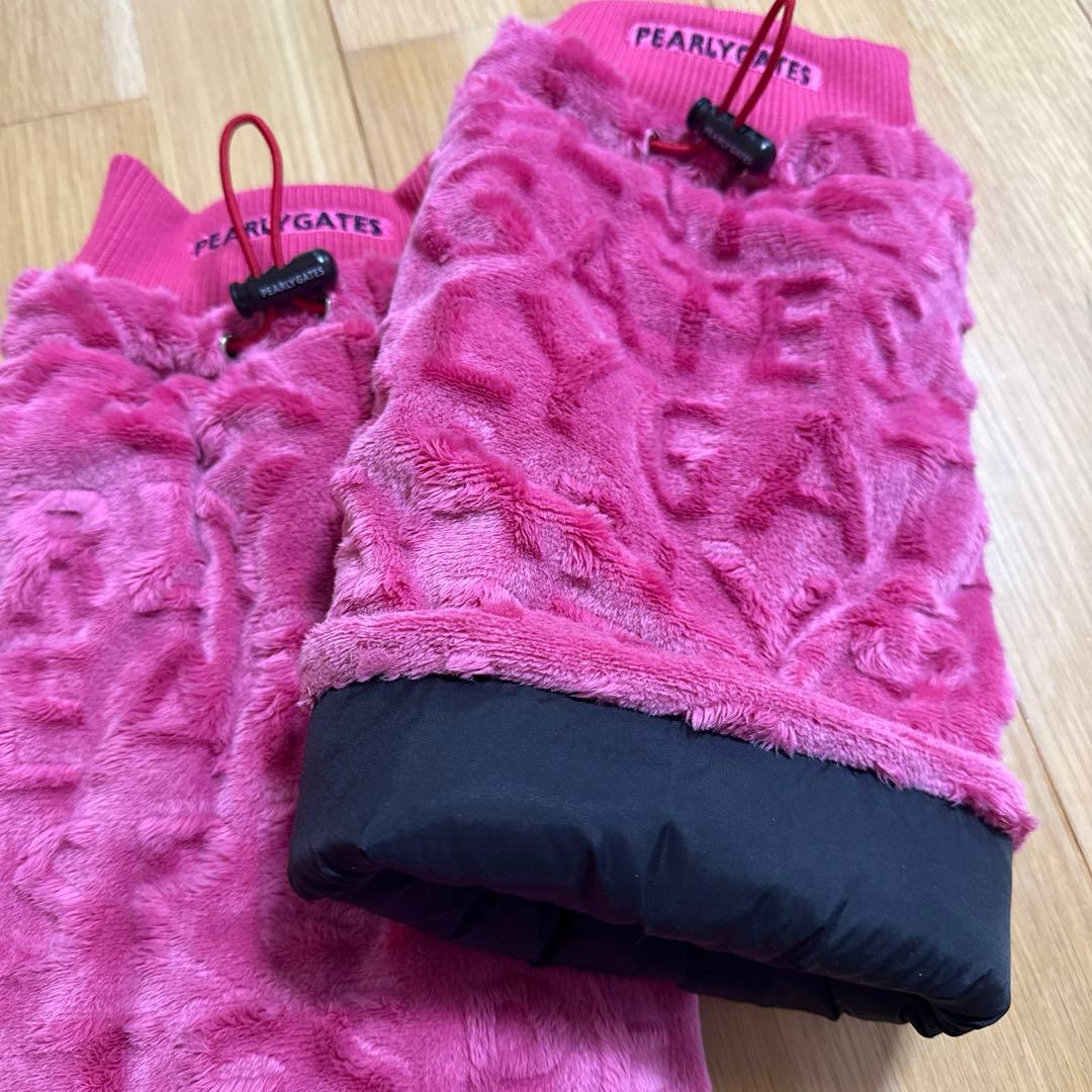 PEARLY GATES レッグウォーマー ピンク 未使用 値下げ不可