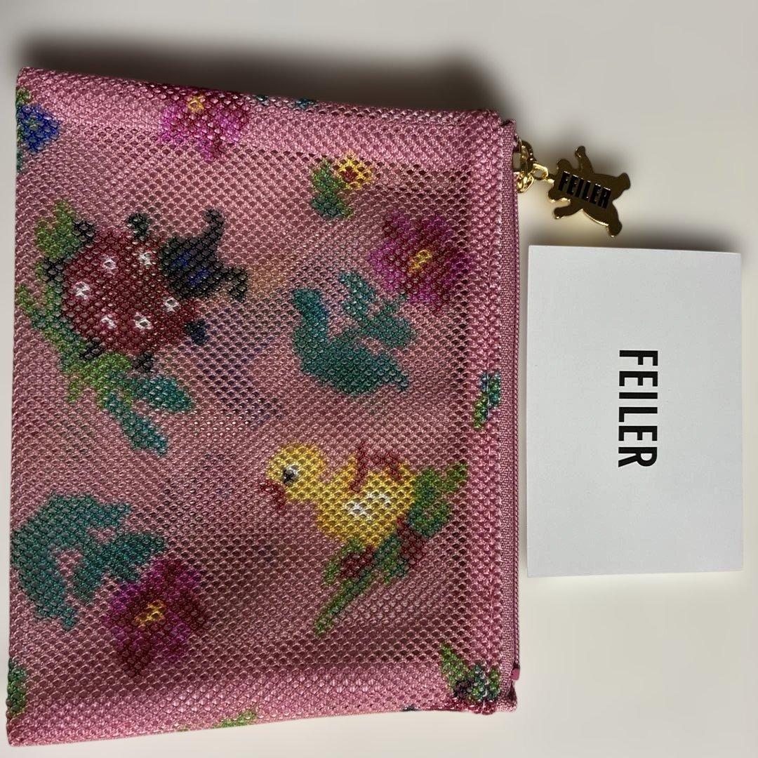 フェイラー　ハイジ　ハンカチ+メッシュポーチSとハイジスマホショルダー