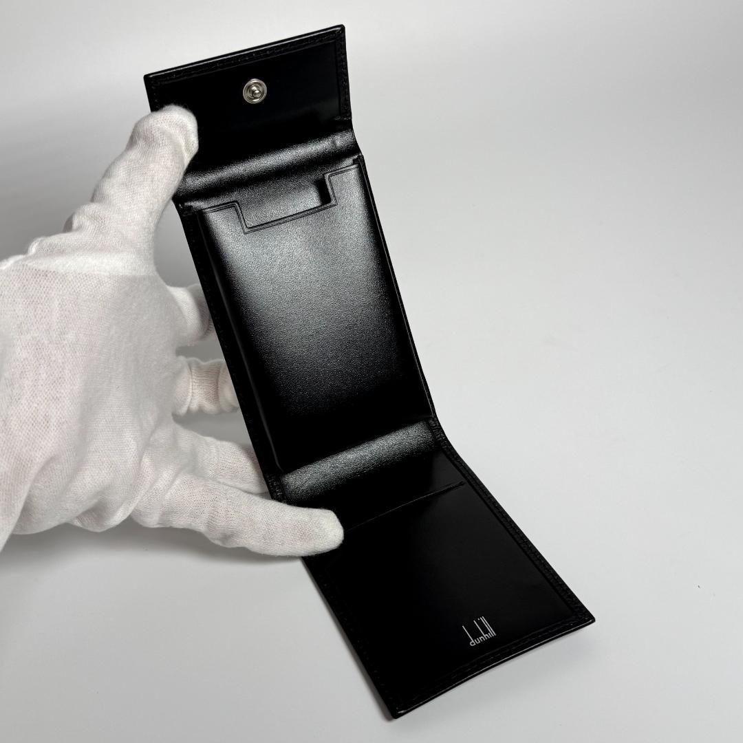 未使用　dunhill　ダンヒル　レザー　カードケース　名刺入れ　パスケース