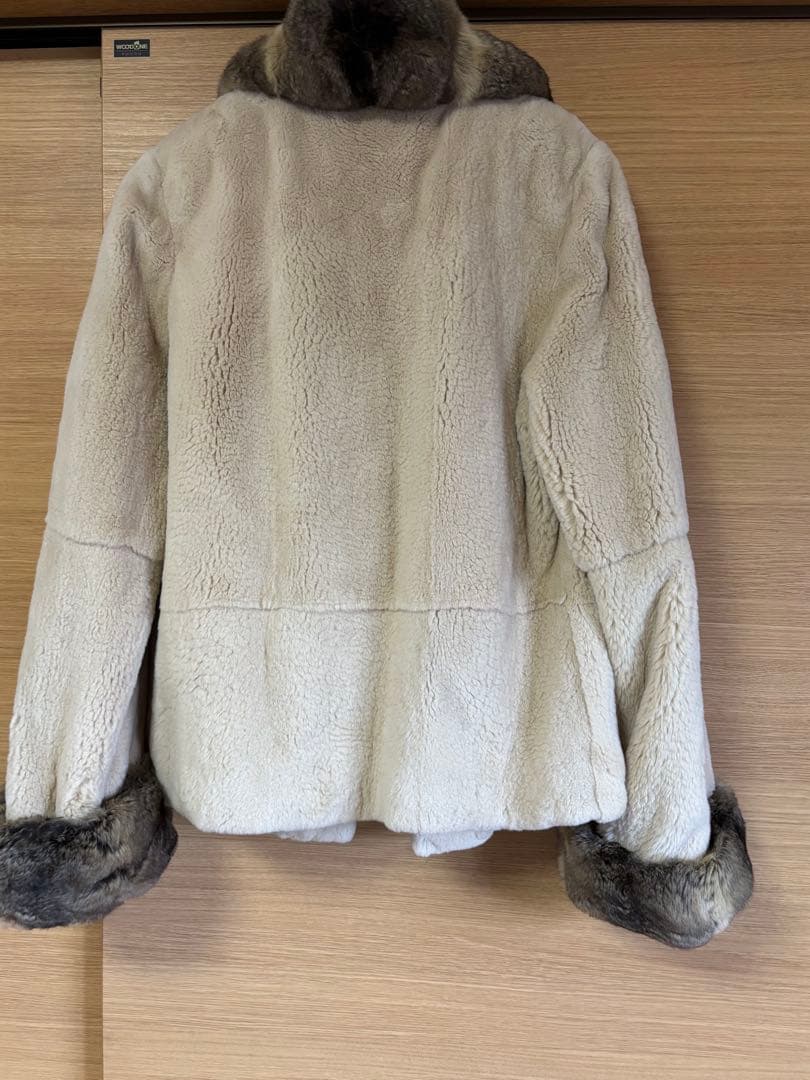 フランス　CＡＲＶＥＮ　ミンク　チンチラコート