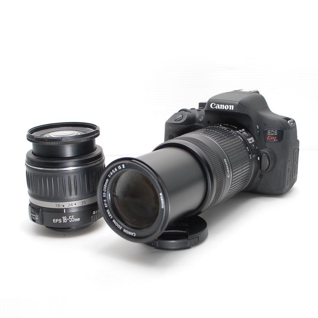 ⭐︎Canon kiss X8i⭐︎ダブルレンズセット美品 連写性能が高い 美品