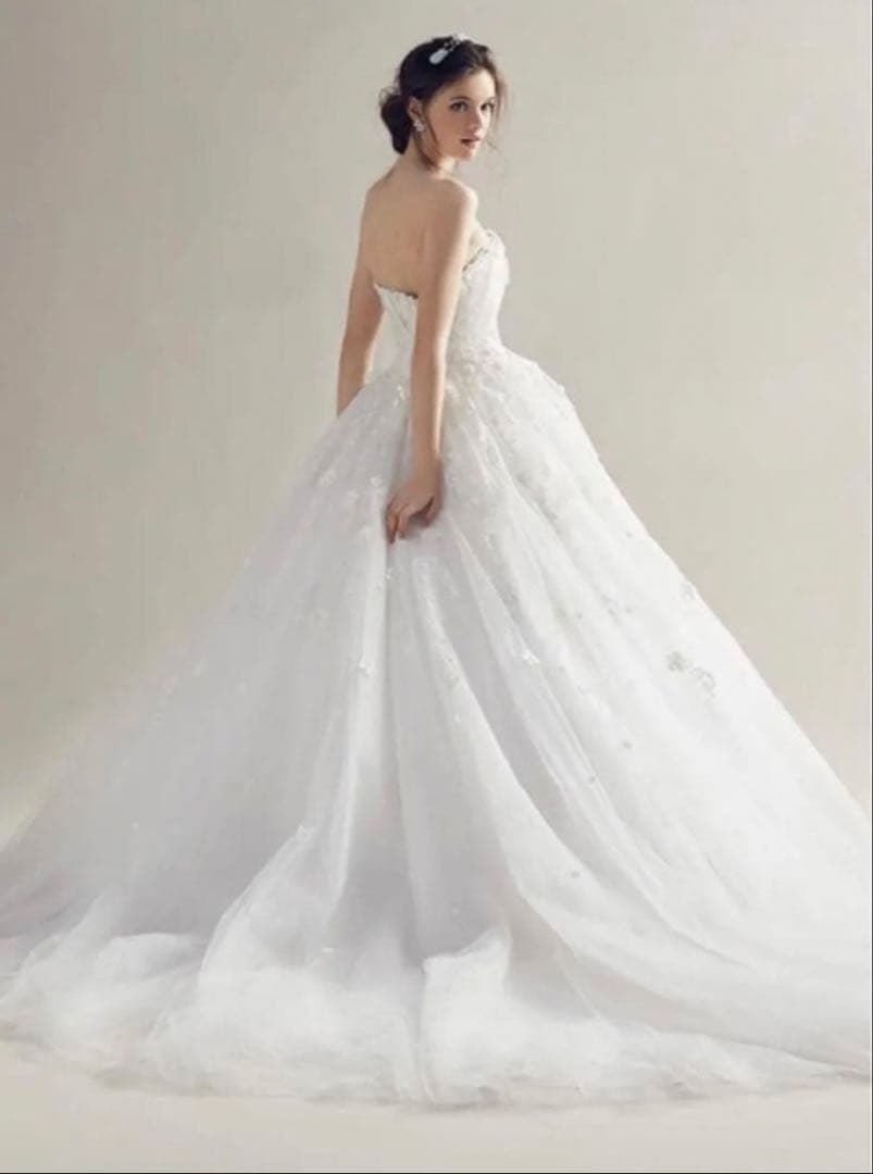 [最終お値下げ]ウェディングドレス　前撮りドレス　7〜9号　マリアローザ