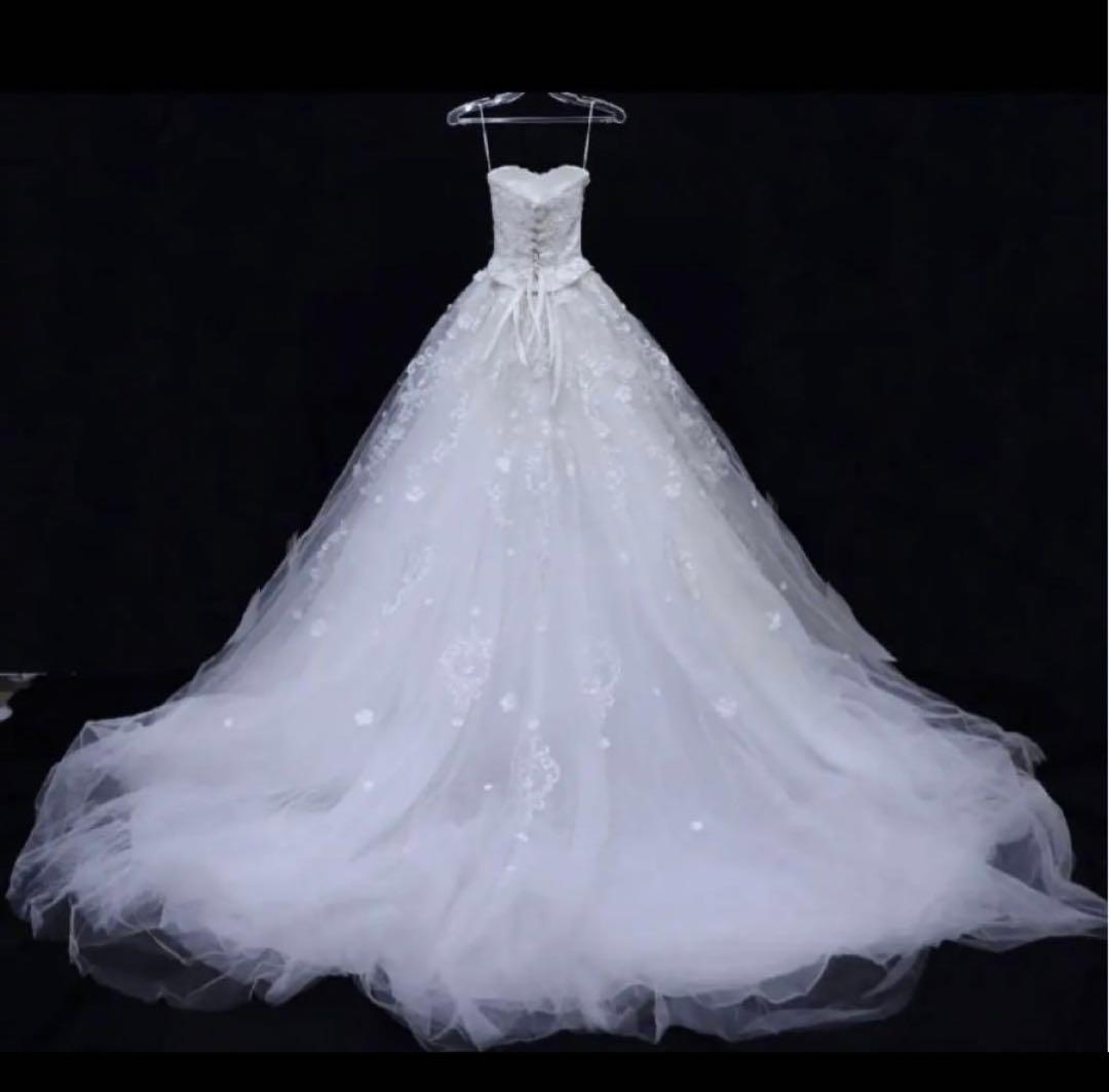 [最終お値下げ]ウェディングドレス　前撮りドレス　7〜9号　マリアローザ