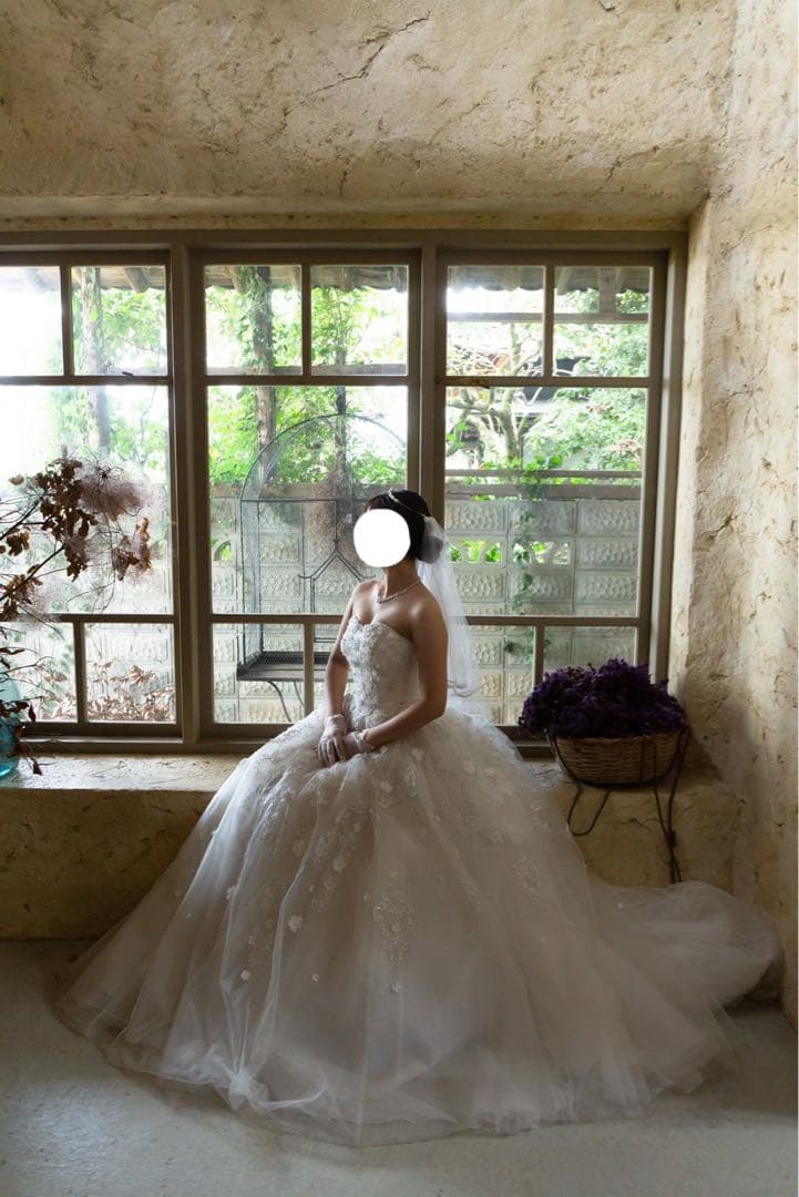 [最終お値下げ]ウェディングドレス　前撮りドレス　7〜9号　マリアローザ