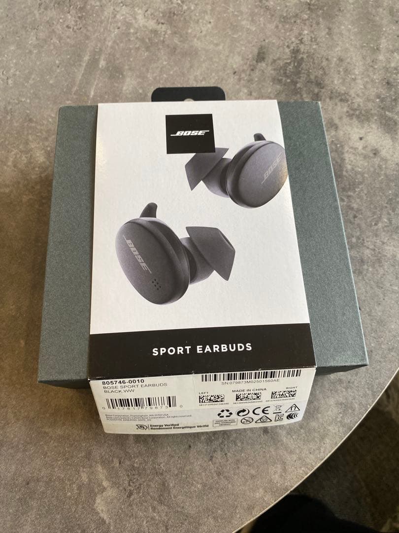 数回着用のみ　bose sport Earbuds ブラック　完品