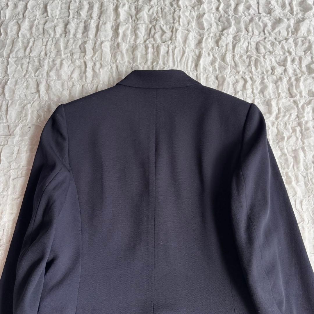 【美品 エブール ライトドライウール 6釦ダブルジャケット 近年モデル 金ボタン