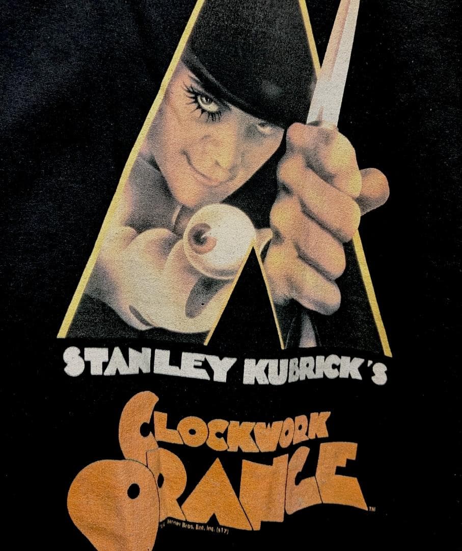 激レア！【公式】映画『時計じかけのオレンジ』オフィシャルスウェット 黒