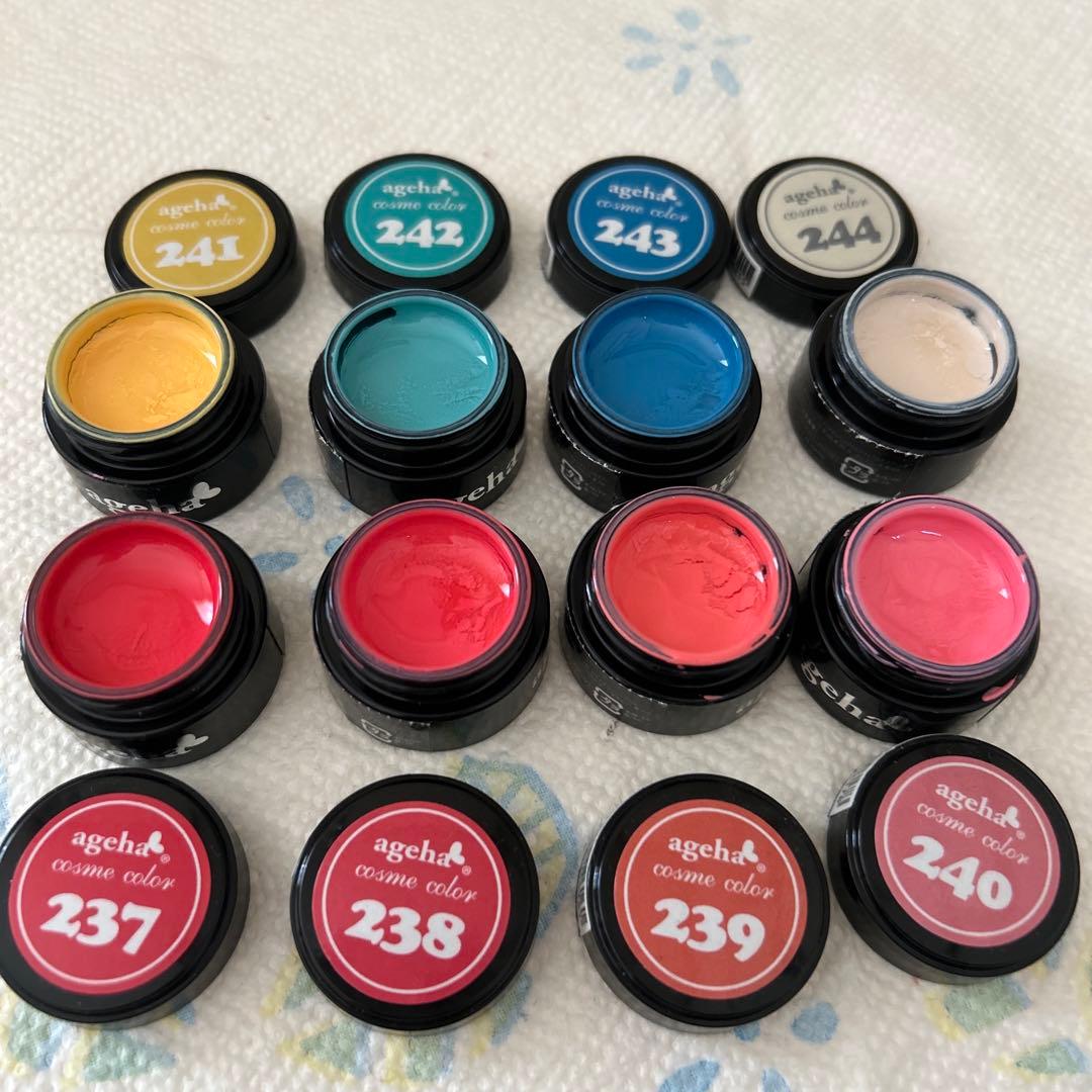 agehaジェル　コスメカラー　15色セット