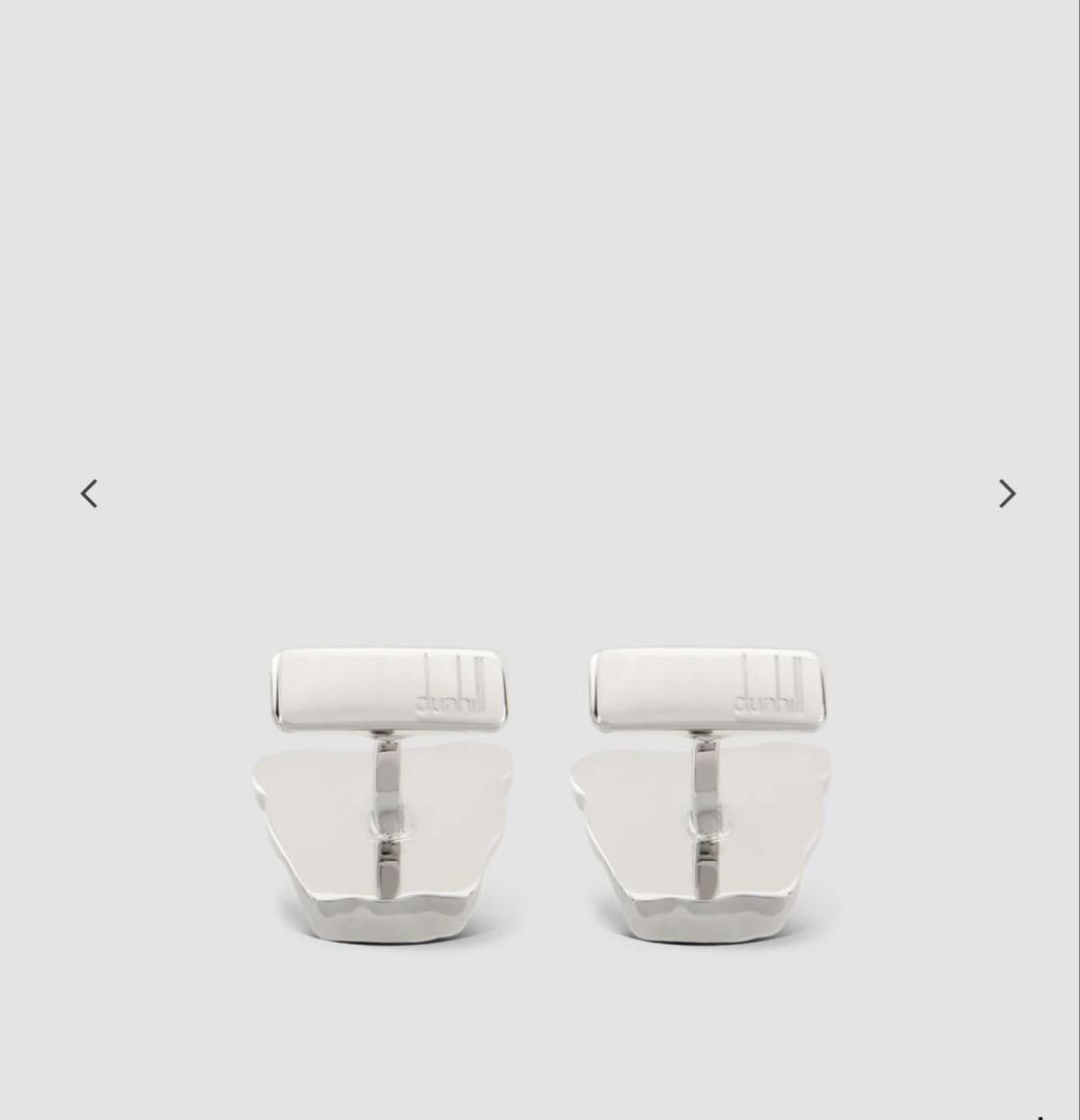 未使用品　dunhill ダンヒル　シルバー　ブルドッグカフリンクス