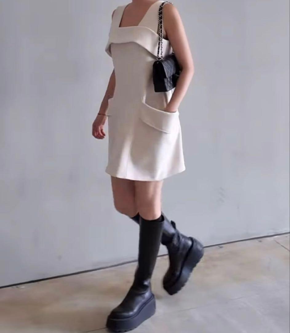 akiki ballerinaワンピース ecru