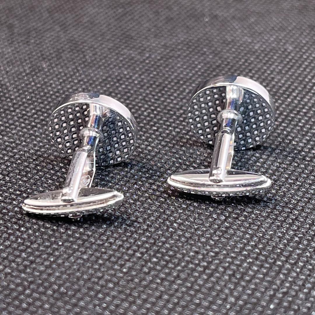 DUNHILL アルフレッド ダンヒル　カフス　シルバー　シェル　#A-139