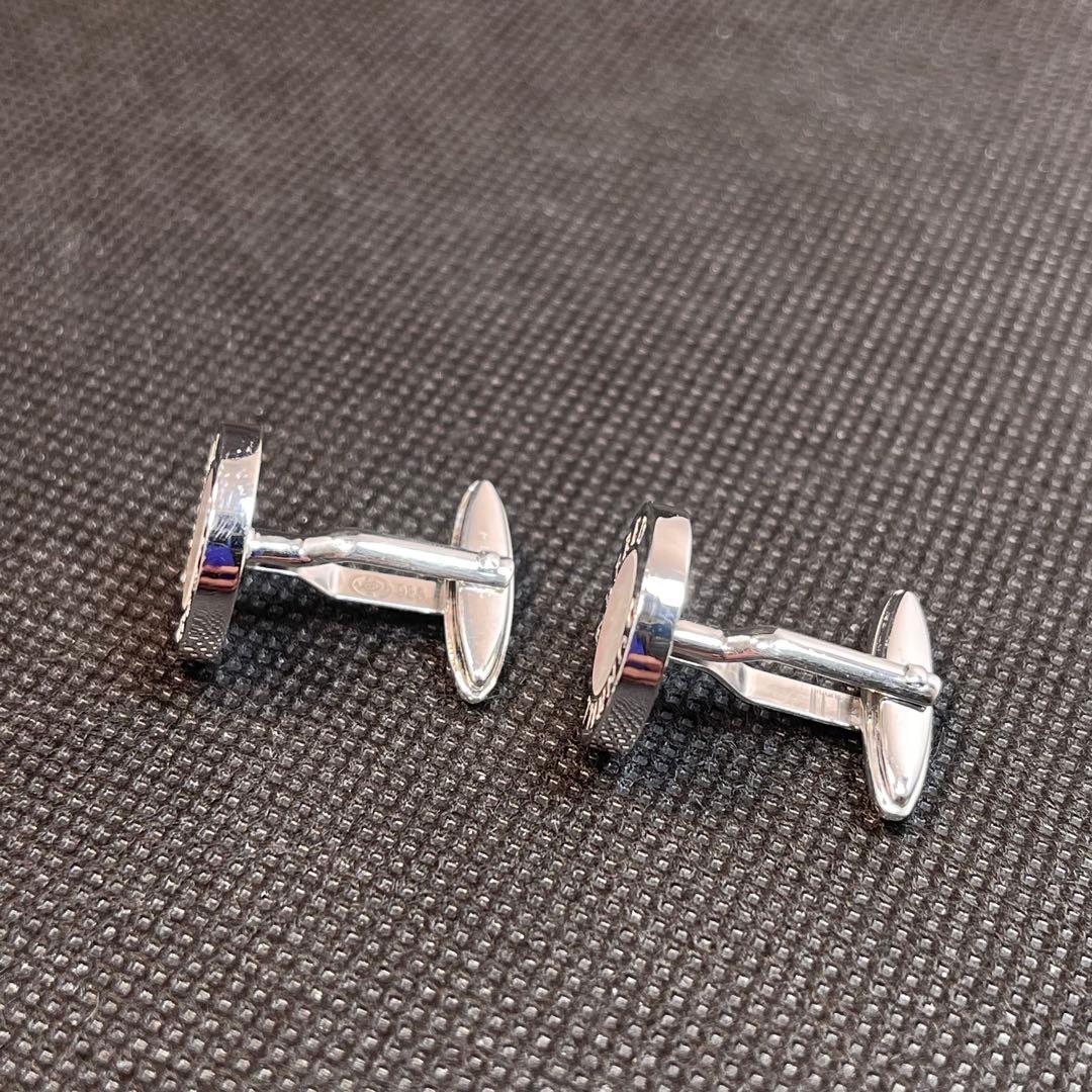 DUNHILL アルフレッド ダンヒル　カフス　シルバー　シェル　#A-139