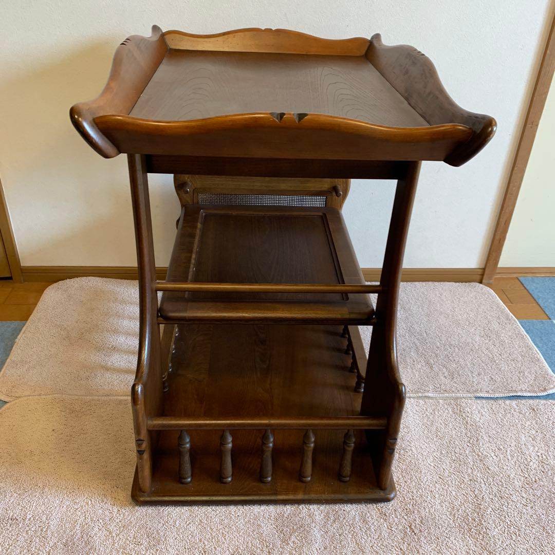 カリモク　キッチンワゴン　キャスターなし