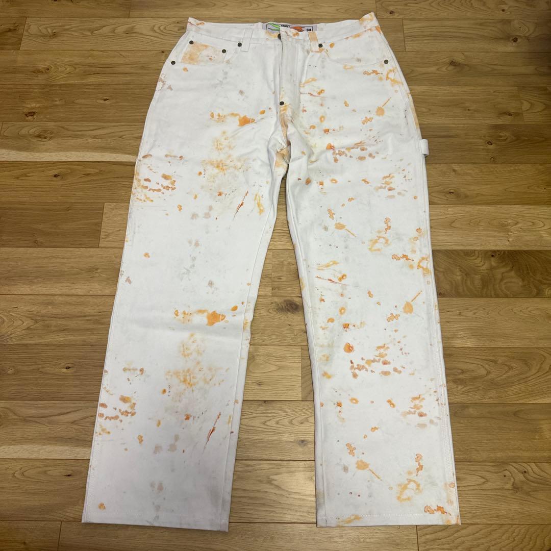 CARPET companyワークパンツ 34インチ ホワイト