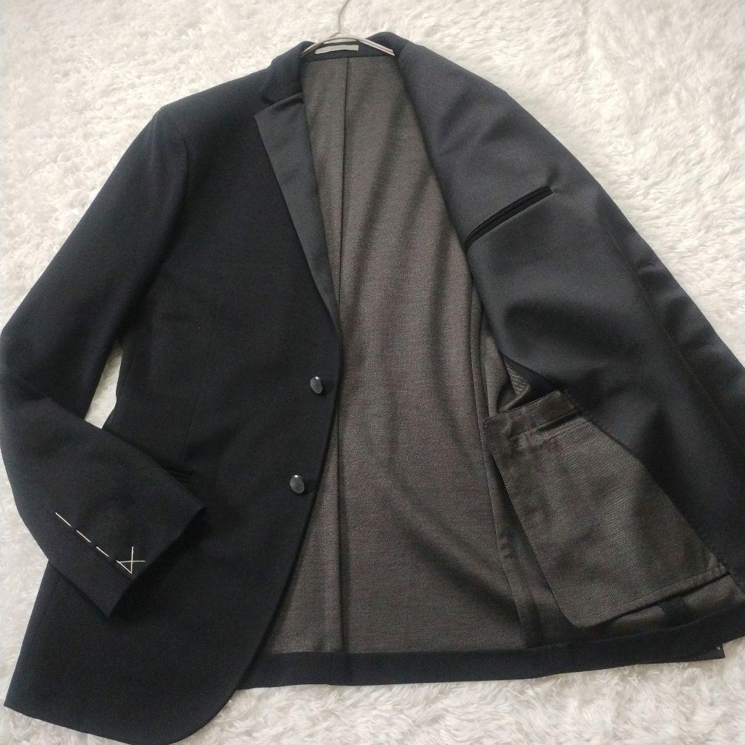 未使用級✨ボリオリ DOVER ジャージ タキシードジャケット 48 ブラック