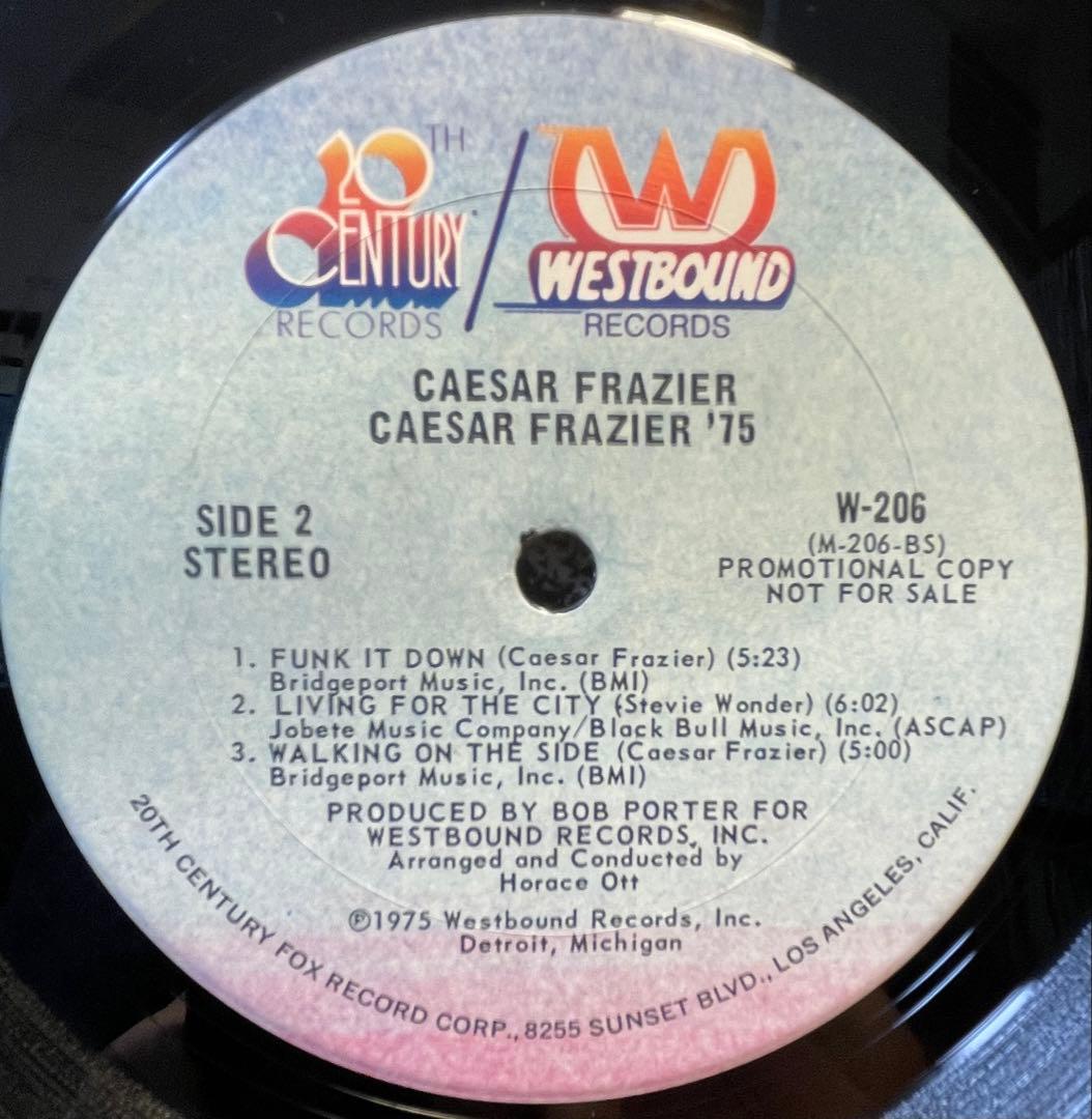 アナログレコード　Ceasar Frazier’75