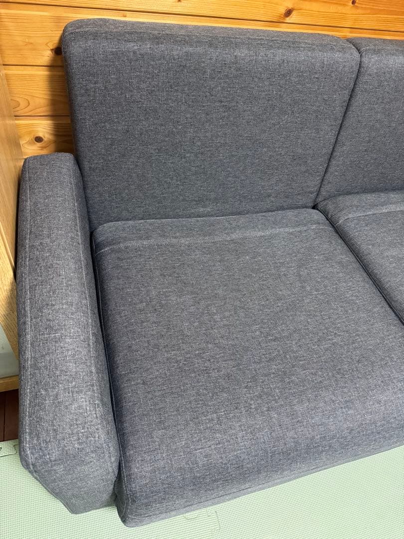 ロウヤ　2人掛けソファベッド　LOWYA ダークグレー