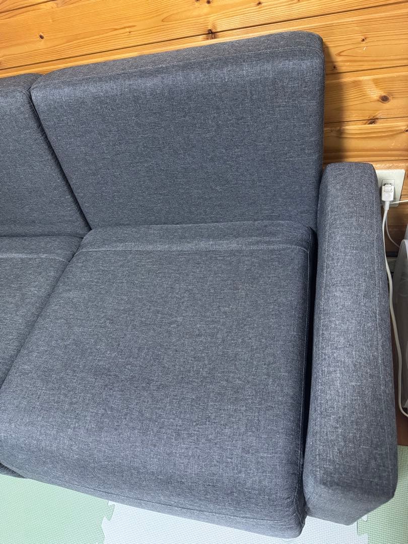 ロウヤ　2人掛けソファベッド　LOWYA ダークグレー