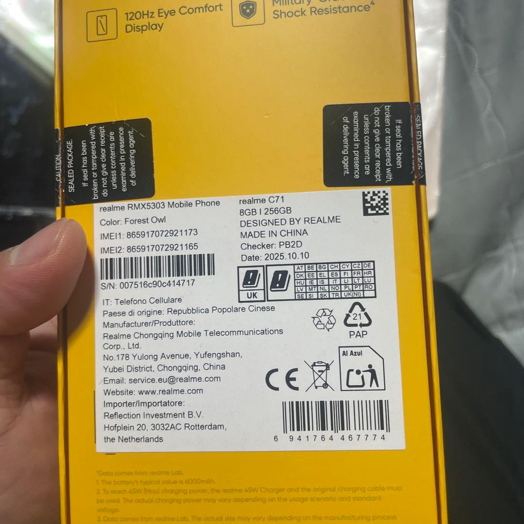 スマートフォン本体 realme c71 Forest Green 8GB/128GB