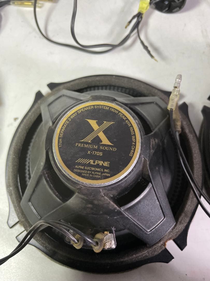 ALPINE X-170S スピーカー　ツイーターセット