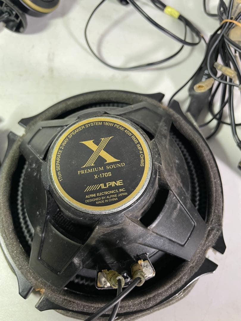 ALPINE X-170S スピーカー　ツイーターセット