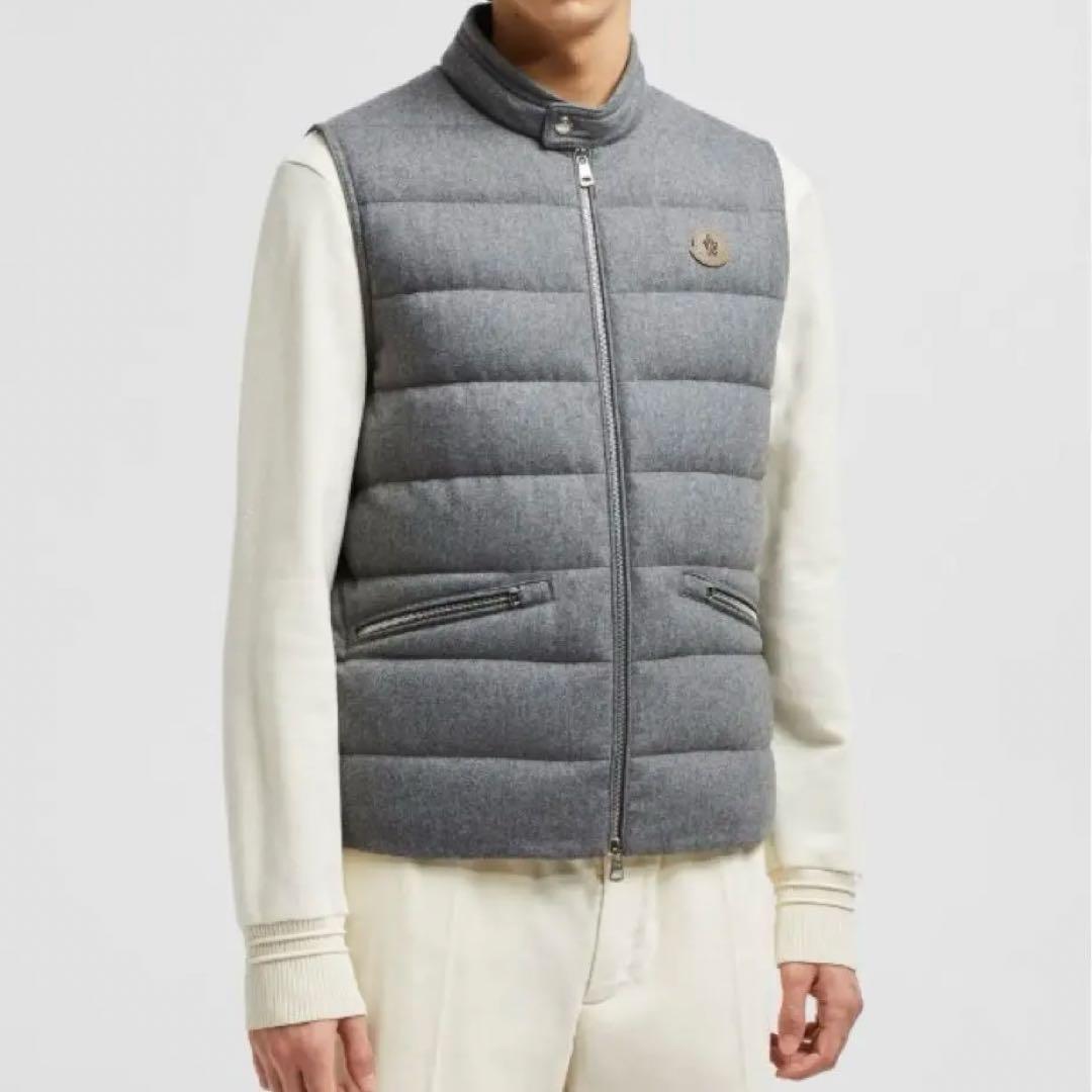 MONCLER GALLIENNE ガリエンヌ ダウンベスト グレー サイズ2