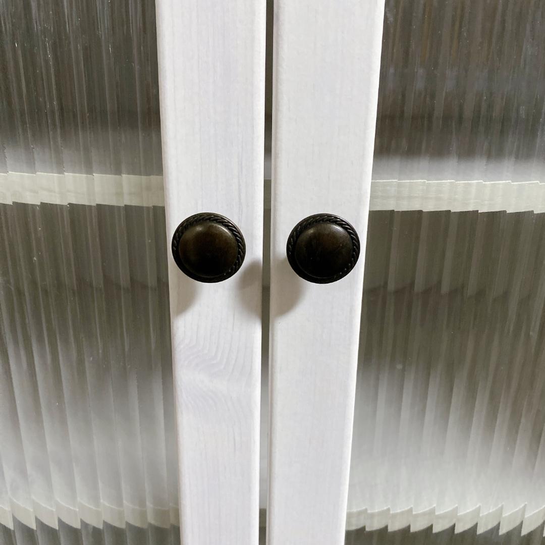 佐藤産業 木目調エレガントキャビネット 食器棚 キッチンキャビネット