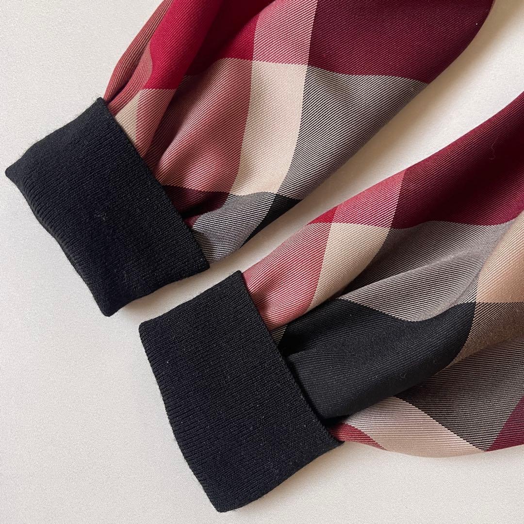 美品 ブルーレーベルクレストブリッジ ウールアクリルブレンドニットドレス 38