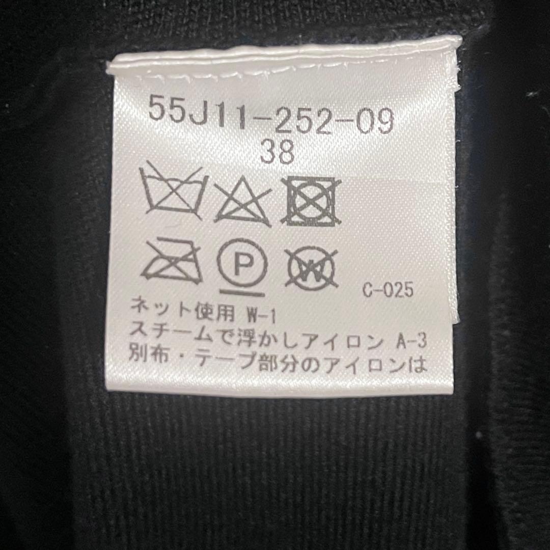 美品 ブルーレーベルクレストブリッジ ウールアクリルブレンドニットドレス 38