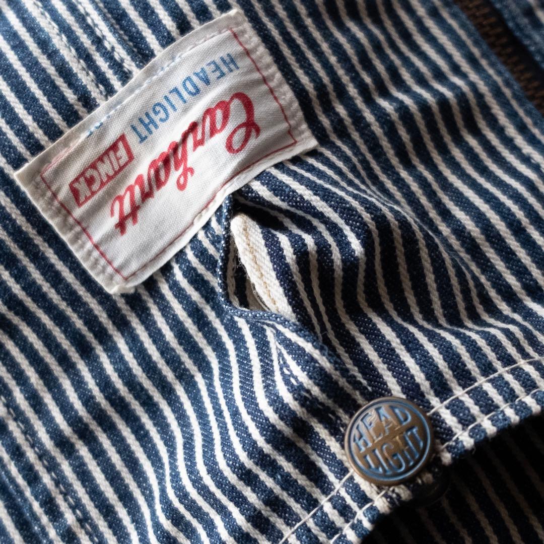 60's Carharttトリプルネーム ヒッコリーオーバーオール状態良好です‼️