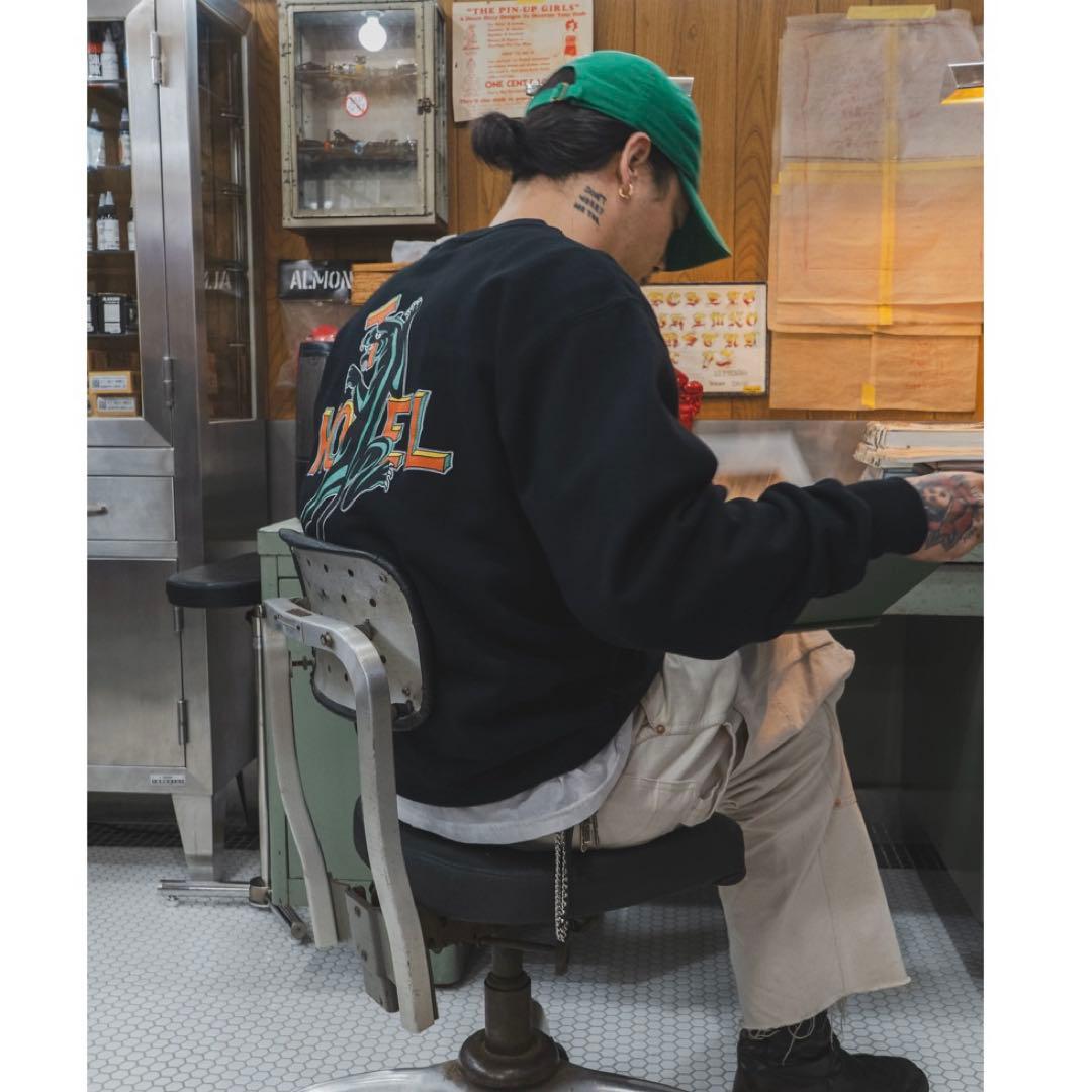 TSY×HOTEL BLACK PANTHER SWEAT / BLACK