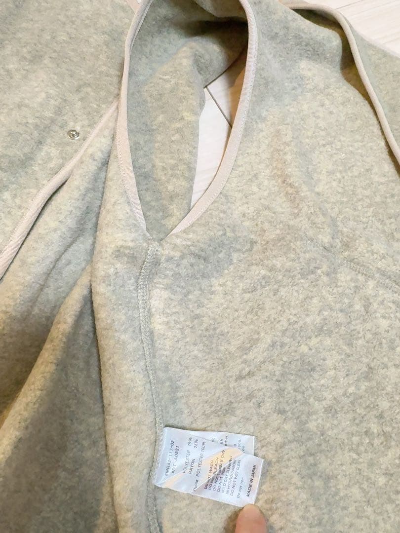 未使用品、DANTON(ダントン)フリース カラーレスベスト レディース36