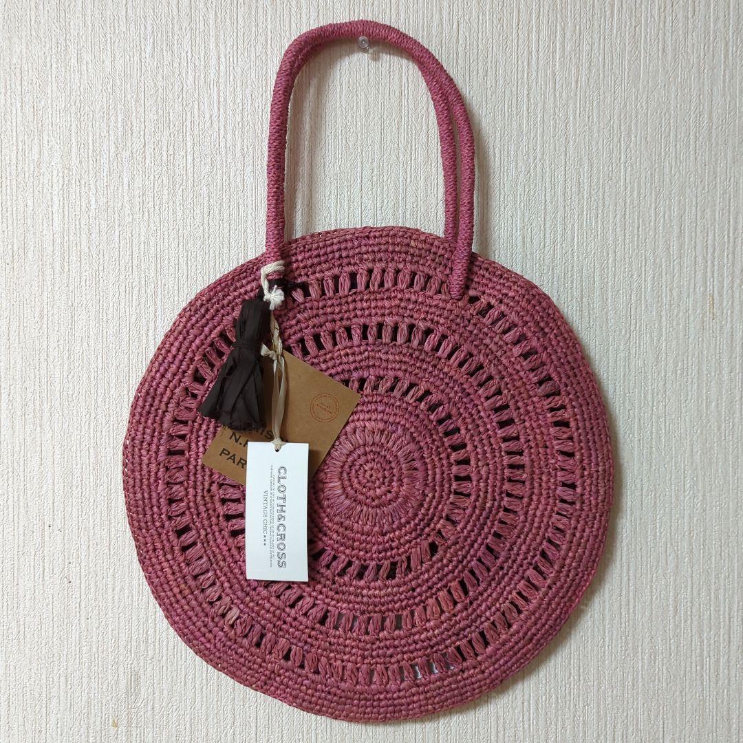 MAISON N.H PARIS cloth&cross別注ラフィアバック