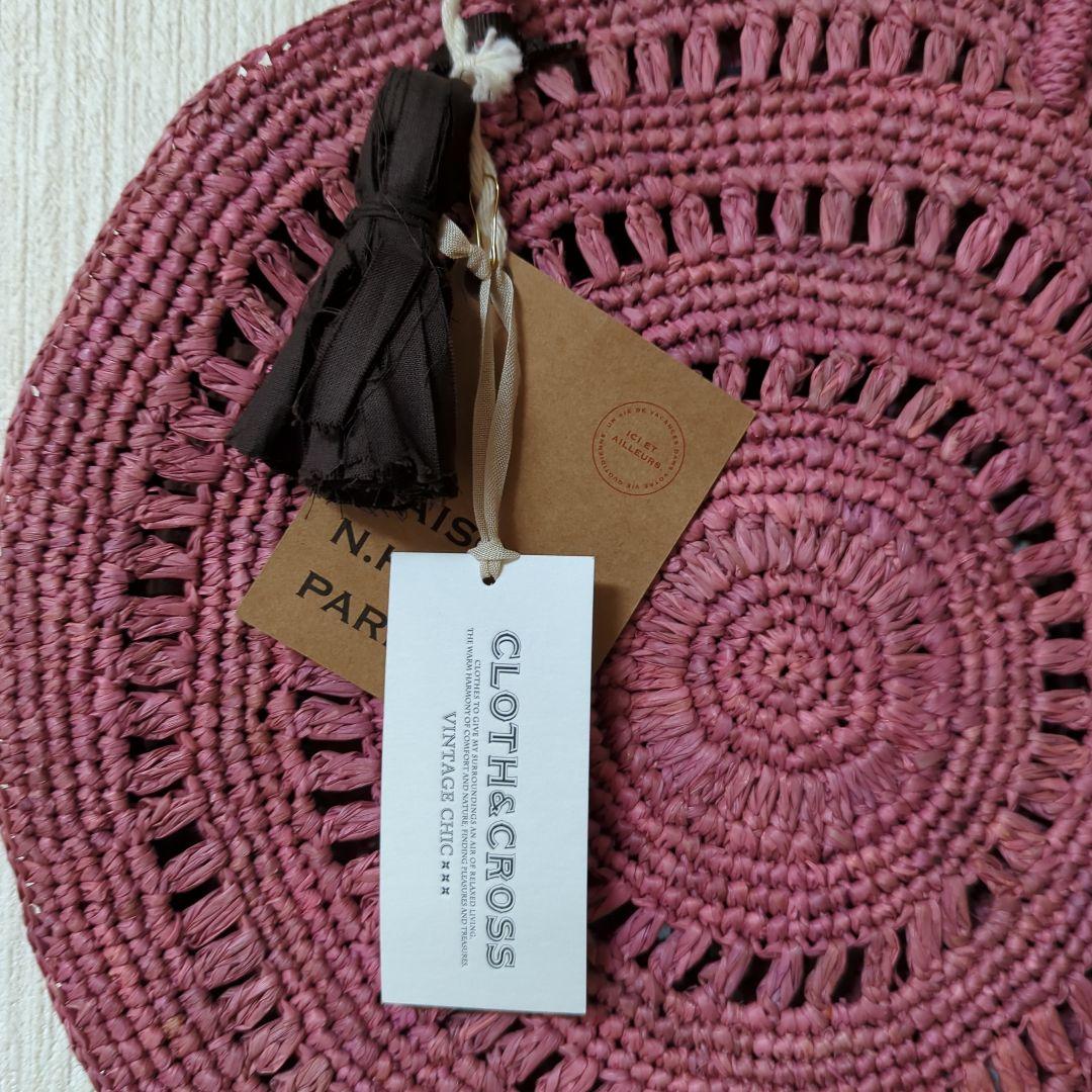 MAISON N.H PARIS cloth&cross別注ラフィアバック