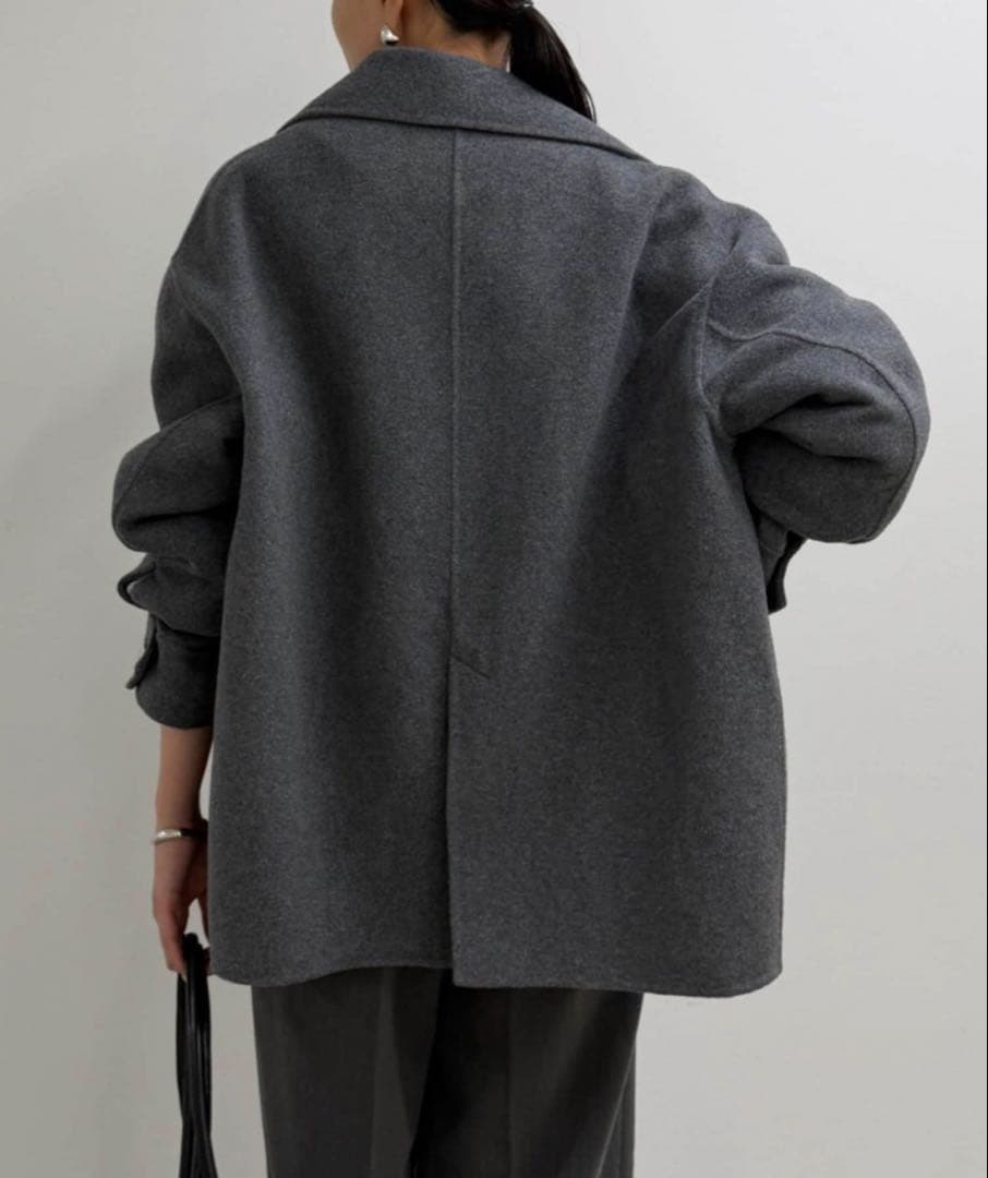 LOUNGEDRESS☆ラウンジドレス☆ミドルリバーコート☆グレー