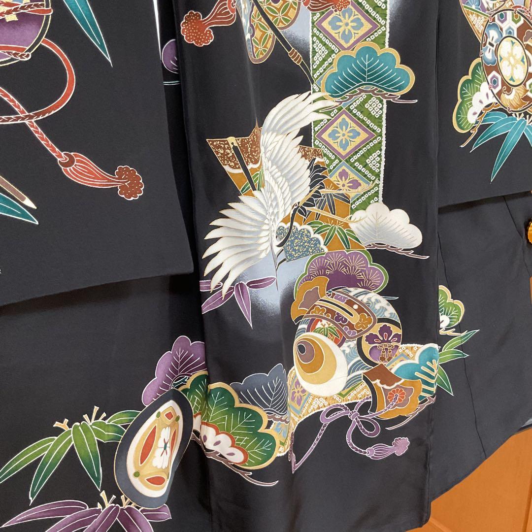 さくらんぼNo.46 男の子　　正絹産着長襦袢付き　　お宮参り