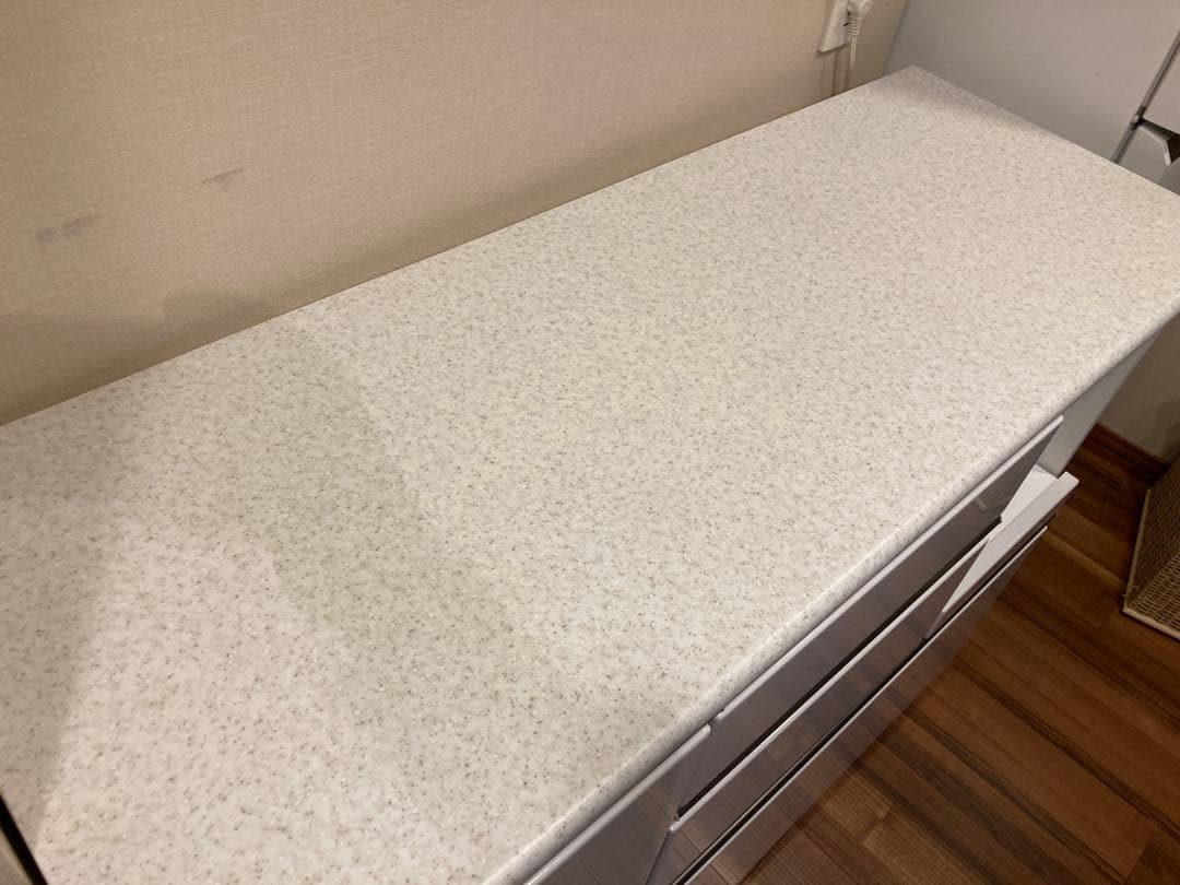 キッチンカウンター(ニトリ アルミナ2 120CT WH)