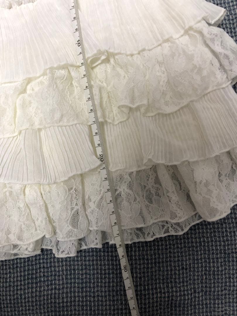 希少LIZLISA系3段フリルキュロット　ミニスカート　TRALALA系スカパン