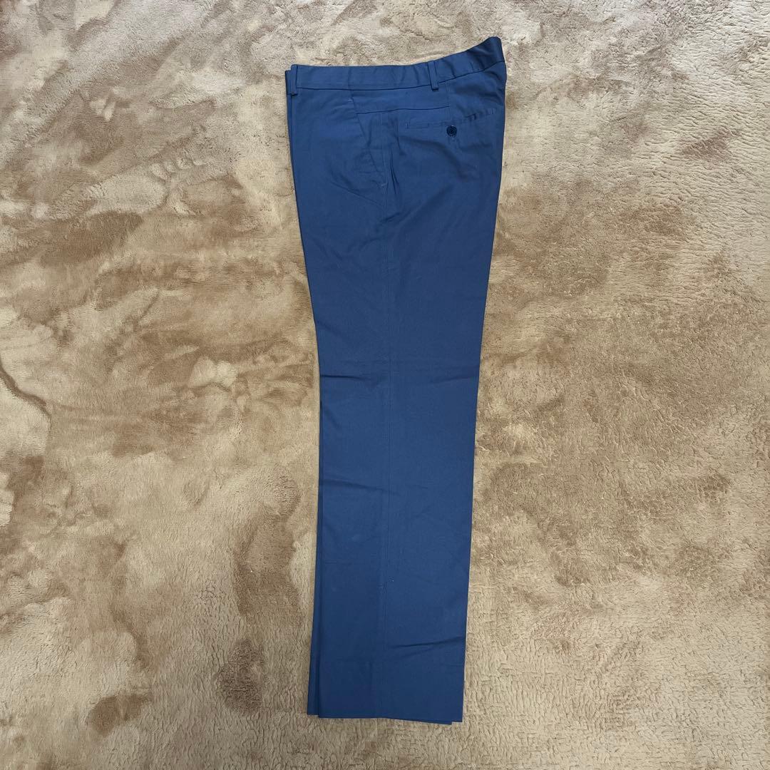 新品♡美品♡未使用♡HERMESメンズ青のスラックス
