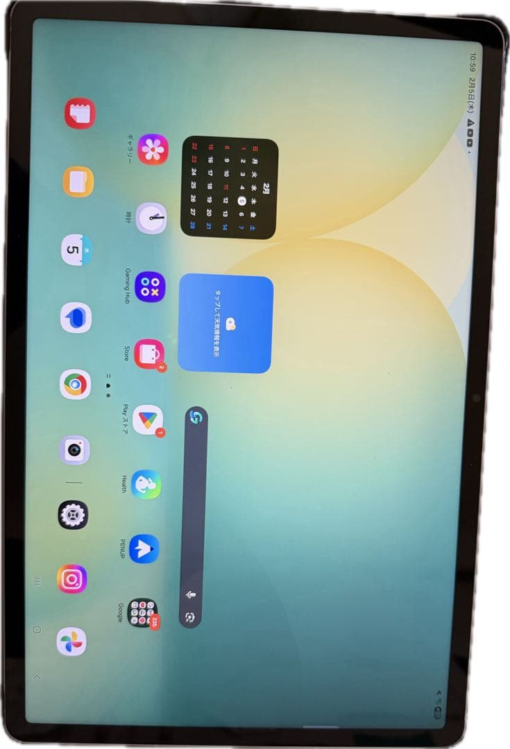 Samsung Galaxyタブレット　s10FE+