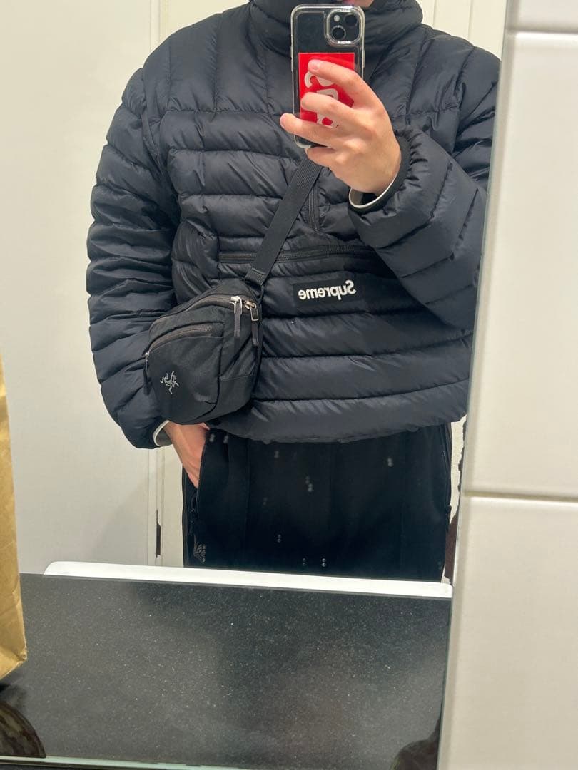 Supreme マイクロダウンジャケット L(当アプリ最安値)