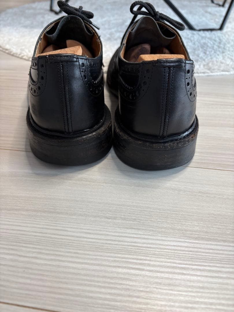 トリッカーズ　バートン　8ハーフ　革靴　rrl