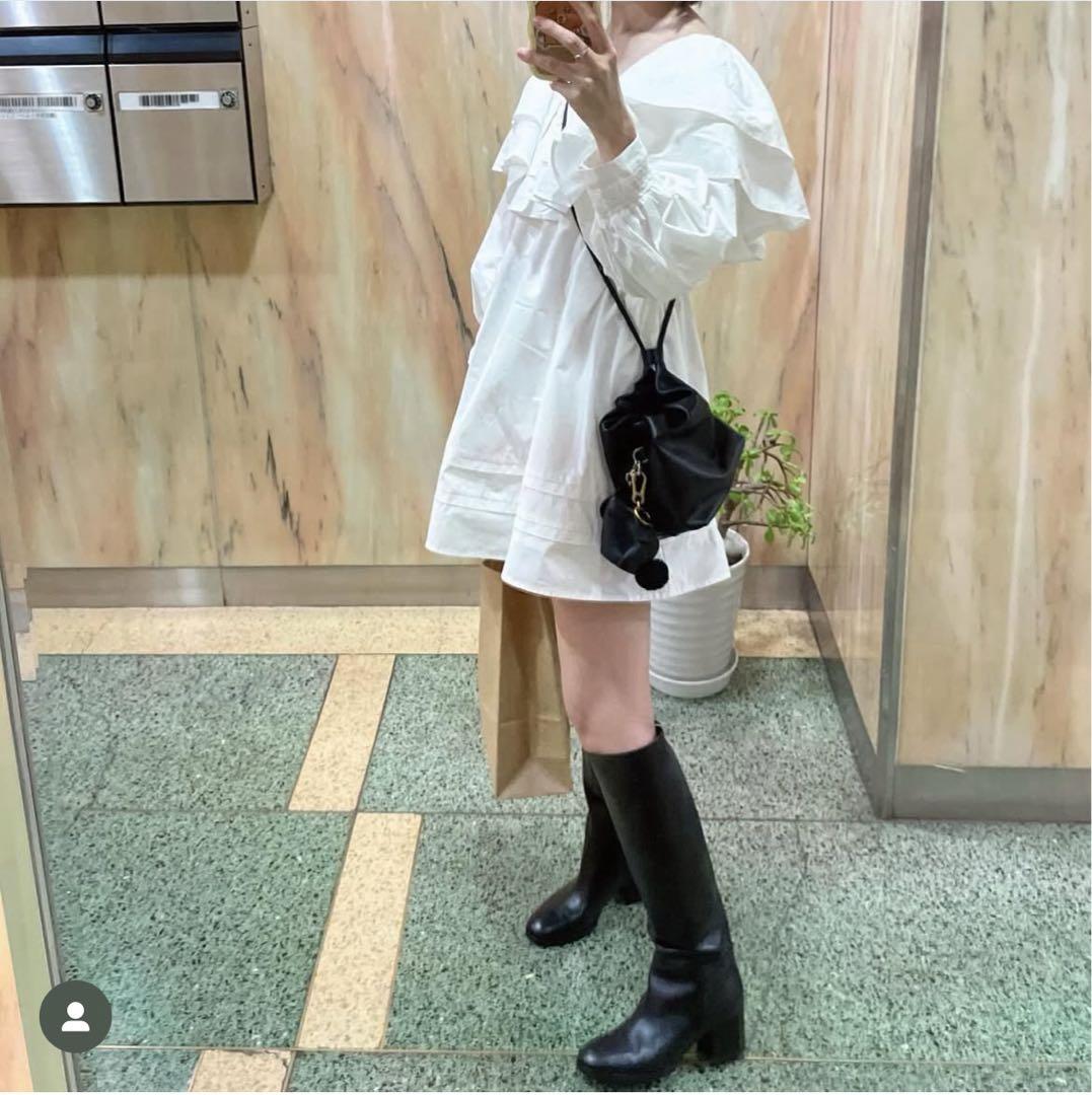 ワンピース rosarymoon Frill Collar Tunic