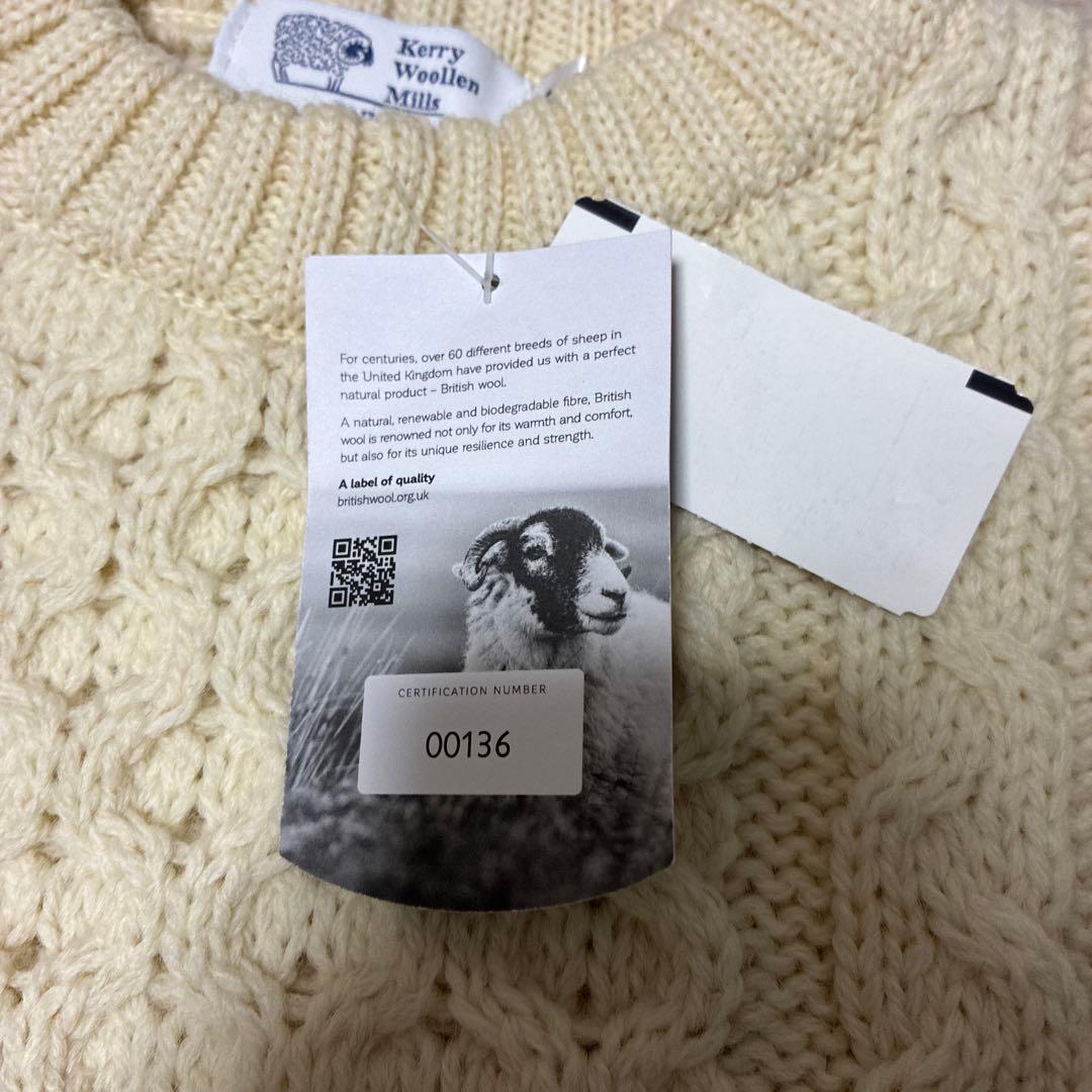 定価約2.8万 Kerry Woollen Mills セーター L 英国製