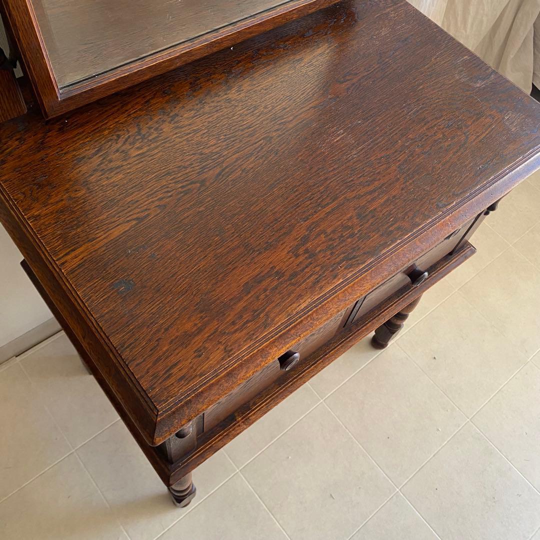 美品　三越ブルージュ　三越　ドレッサー　デスク　英国カントリー　三越家具　オーク